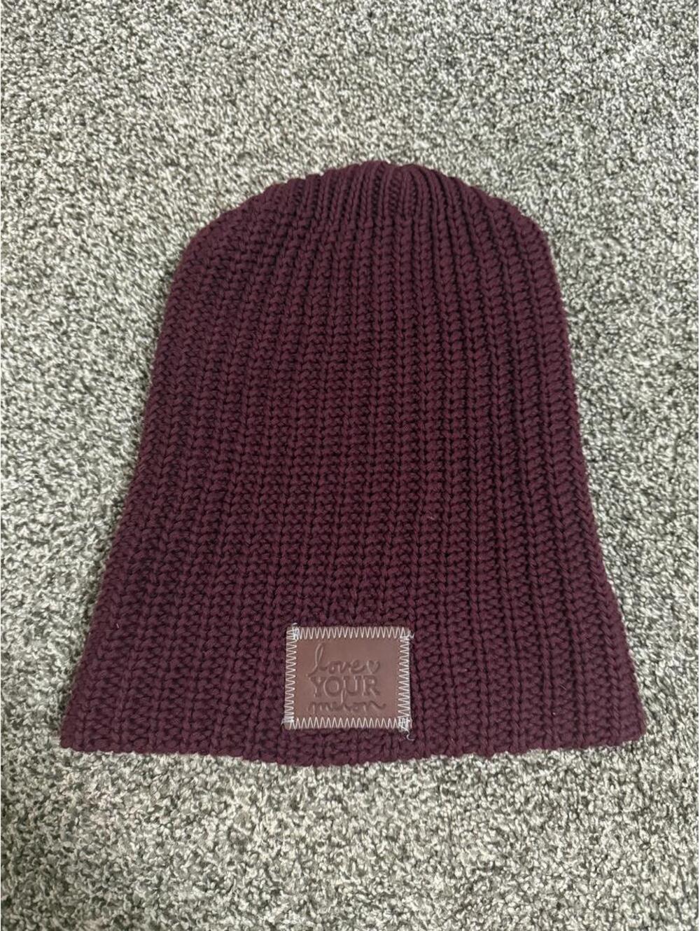 Women's Burgundy Hat